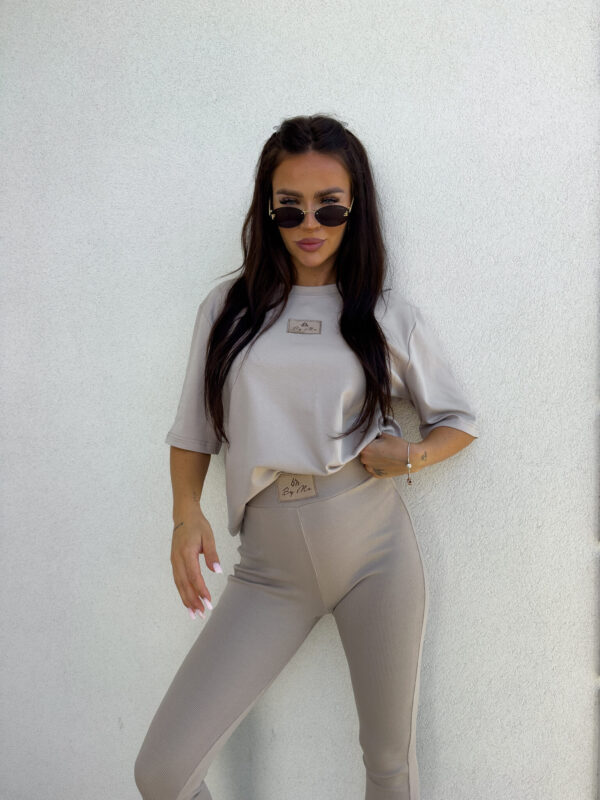 T-SHIRT COTTON - taupe