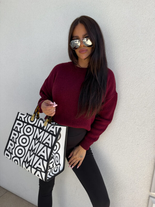 Sweter NERYS – bordowy