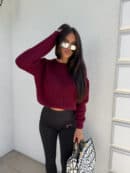 Sweter NERYS – bordowy
