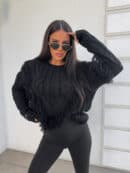 Sweter INDIANA - czarna