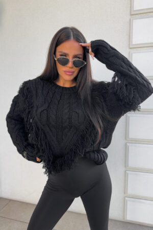 Sweter INDIANA - czarna