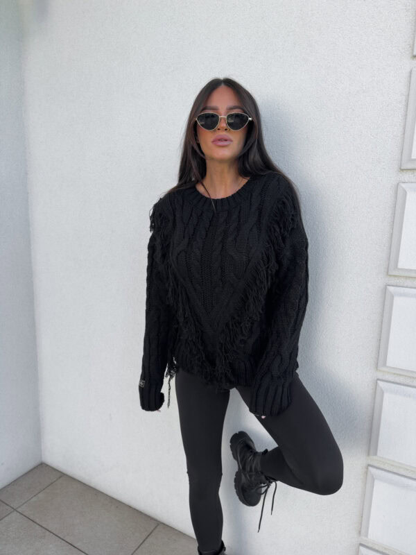 Sweter INDIANA - czarna