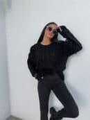 Sweter INDIANA - czarna