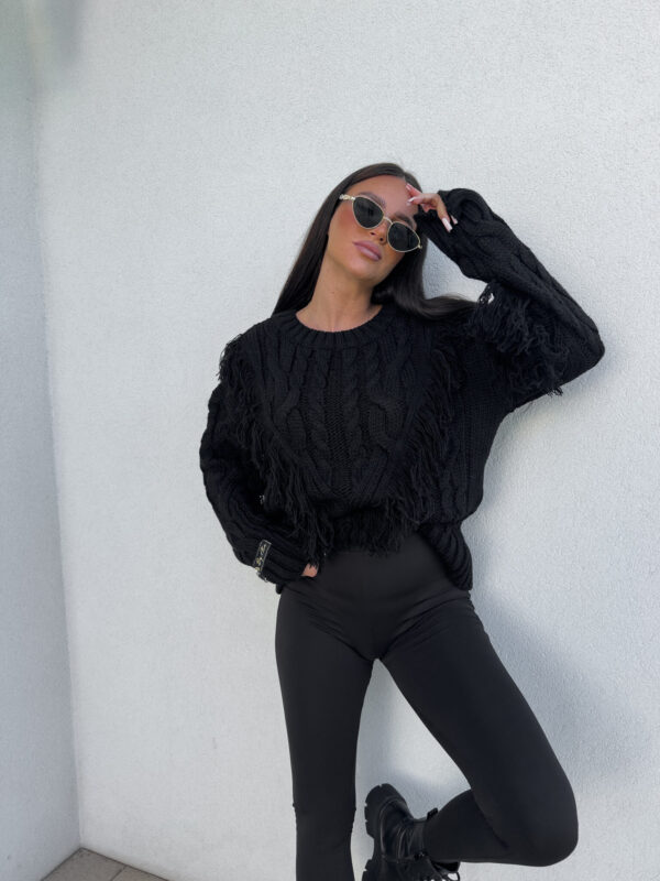 Sweter INDIANA - czarna