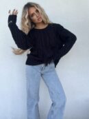 Sweter INDIANA - czarna