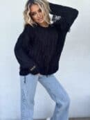 Sweter INDIANA - czarna