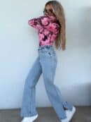 Jeansy FLARED – dark jeans