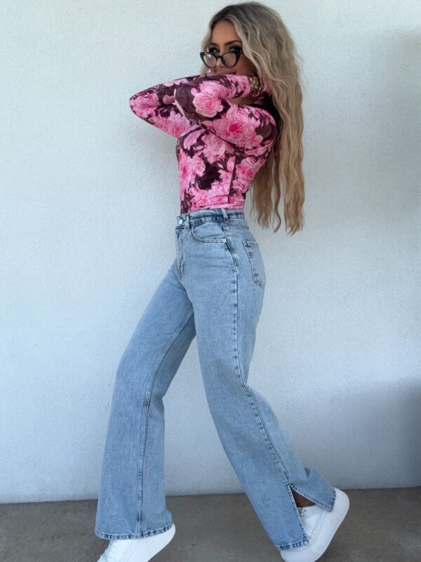 Jeansy FLARED – dark jeans