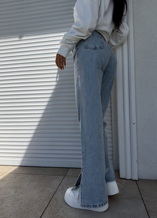 Jeansy FLARED – dark jeans