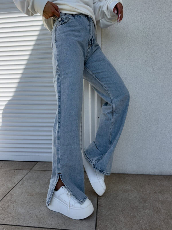 Jeansy FLARED – dark jeans