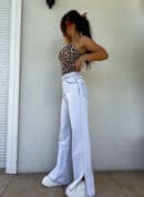 Jeansy FLARED – light jeans