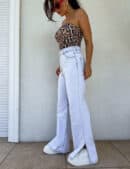 Jeansy FLARED – light jeans
