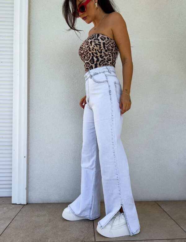 Jeansy FLARED – light jeans