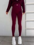 Legginsy GYM - bordowe