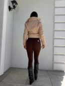 Kurtka VESTE – jasny camel