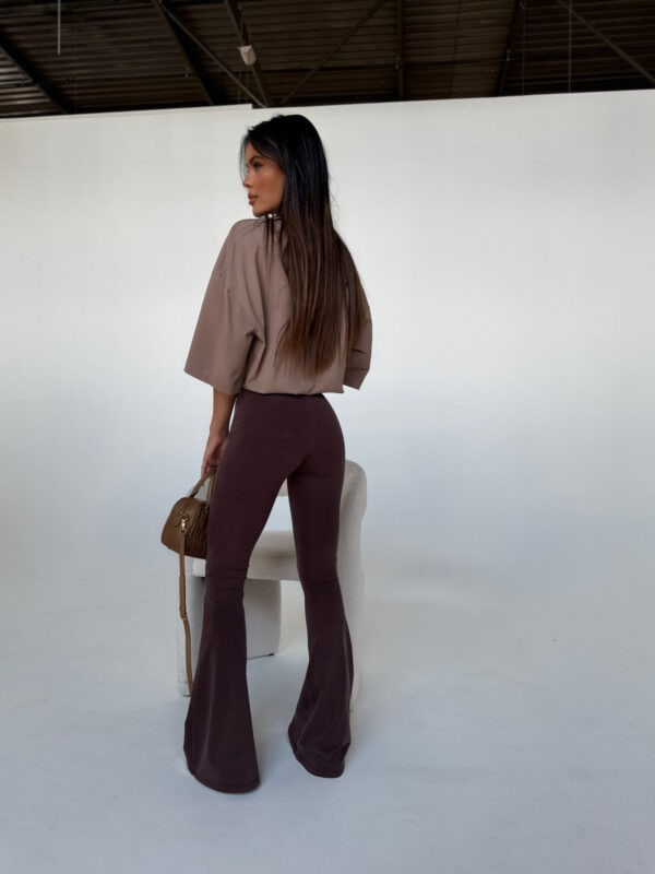 Legginsy BLESSED czekolada