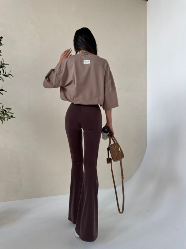Legginsy BLESSED czekolada
