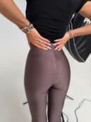 Legginsy FAMOUS czekolada