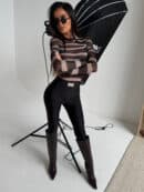 Legginsy FAMOUS czarne