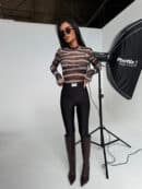 Legginsy FAMOUS czarne