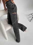 Jeansy FIRST ONE czarne