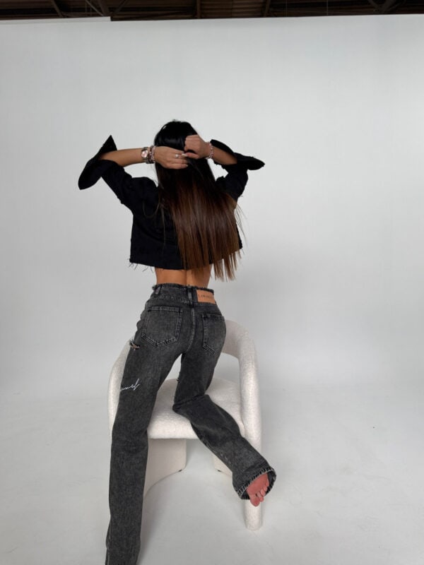 Jeansy FIRST ONE czarne