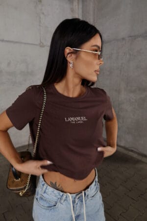 Tshirt SASSY czekolada