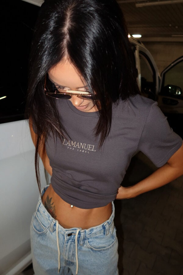 Tshirt SASSY grafit