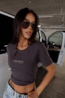 Tshirt SASSY grafit