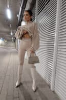 Legginsy ATTRACT beż