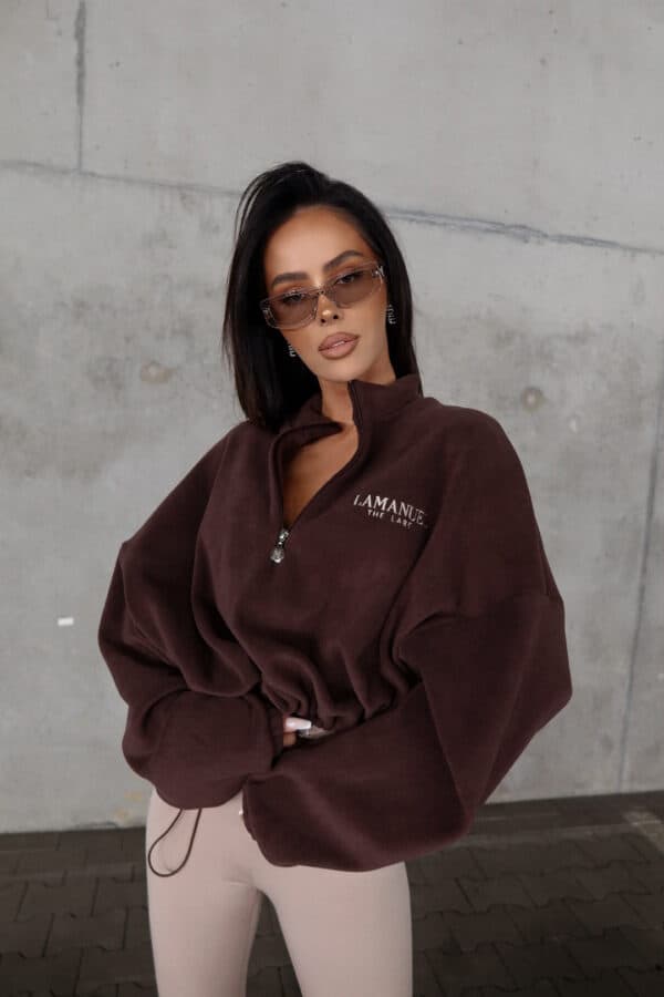Bluza WARM UP czekolada