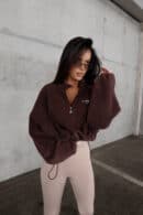 Bluza WARM UP czekolada