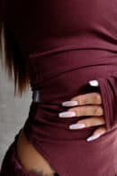 Top HUGGIE bordo