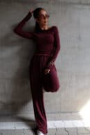 Top HUGGIE bordo