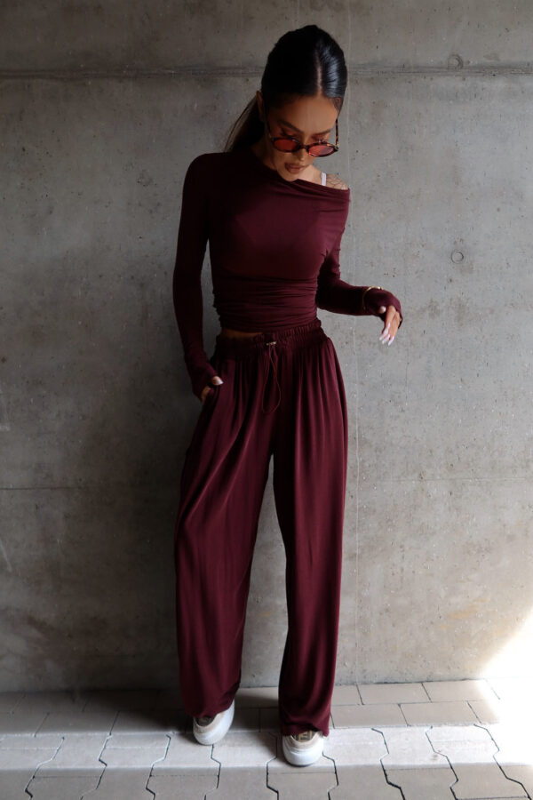 Top HUGGIE bordo
