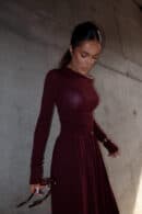 Top HUGGIE bordo