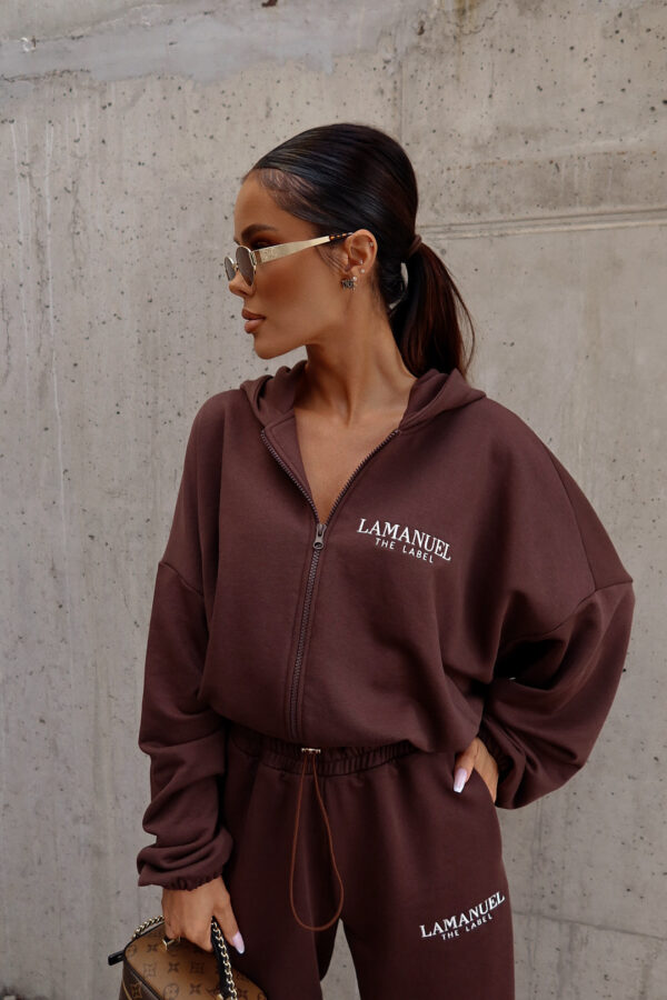 Bluza BASIC czekolada
