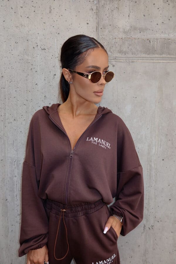 Bluza BASIC czekolada
