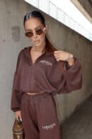 Bluza BASIC czekolada