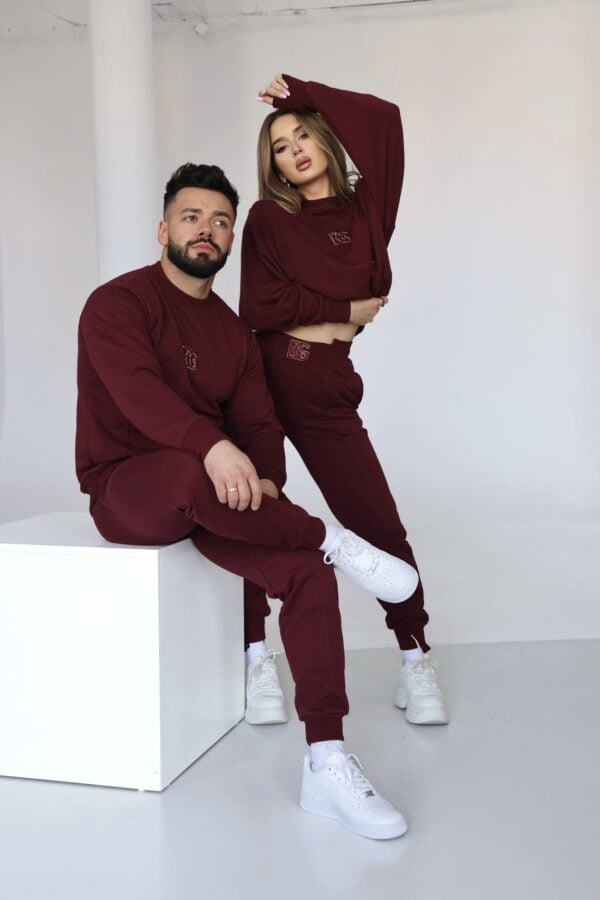 Dres męski BG Last | bordo