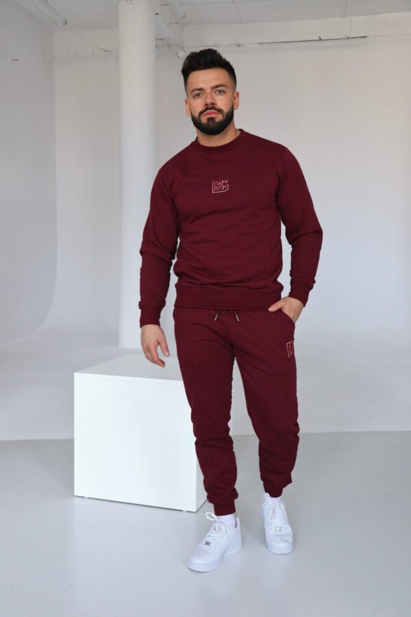Dres męski BG Last | bordo