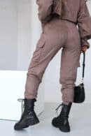 Spodnie damskie BG Army | cappuccino
