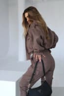 Kurtka damska BG Military | cappuccino