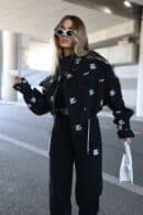 Kurtka jeans damska BG Popcorn | czarny