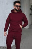 Dres męski BG Matchy | bordo