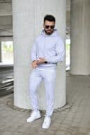 Dres męski BG Matchy | szary melanż