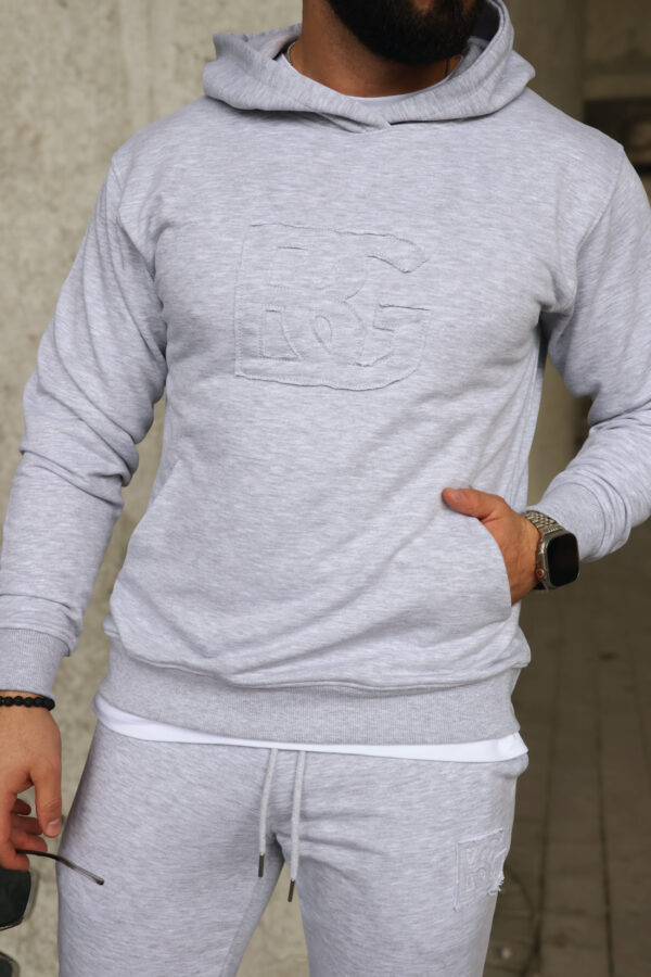Dres męski BG Matchy | szary melanż