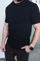 T-Shirt męski BG Origami | czarny