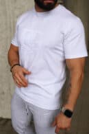 T-Shirt męski BG Origami | biały