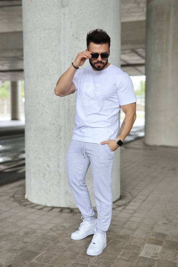 T-Shirt męski BG Origami | biały